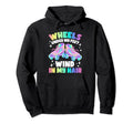 Roller Skate Wheels Under My Feet Hoodie - Trendy Graphic for Adults - T-Shirt, Sweatshirt, Hoodie