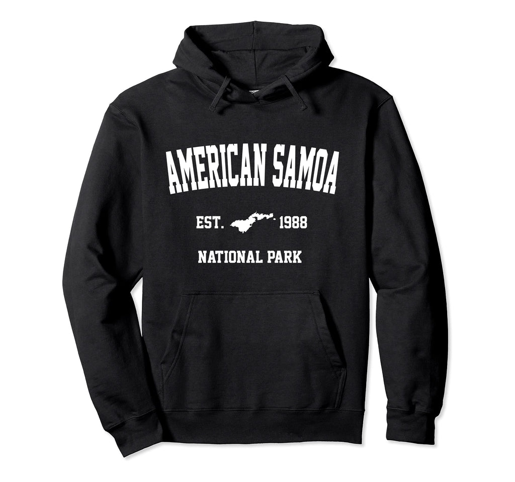 American Samoa National Park Hiking Hoodie - Fun Novelty Design for Adults - T-Shirt, Sweatshirt, Hoodie