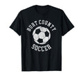 Burt County Soccer Distressed 90S T-Shirt - Custom Art Print Men Women - T-Shirt, Sweatshirt, Hoodie