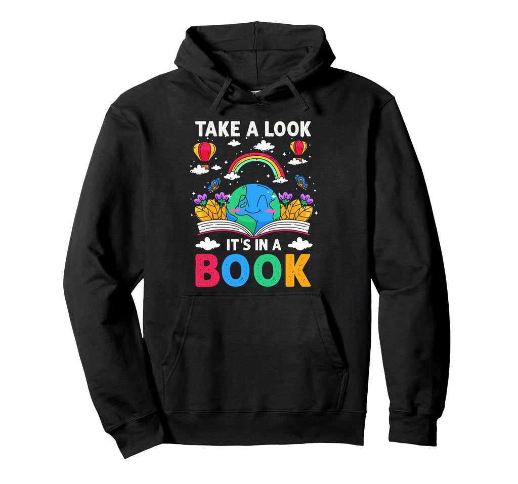 Take Its Book Reading Rainbow Hoodie - Graphic Print Men Women - T-Shirt, Sweatshirt, Hoodie
