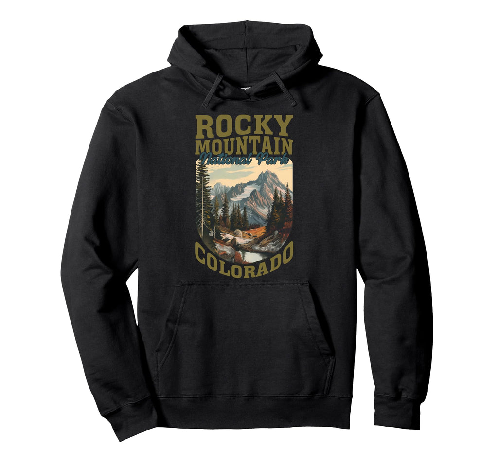 Rocky Mountain National Park Colorado Usa Hoodie - Graphic Print Unisex - T-Shirt, Sweatshirt, Hoodie