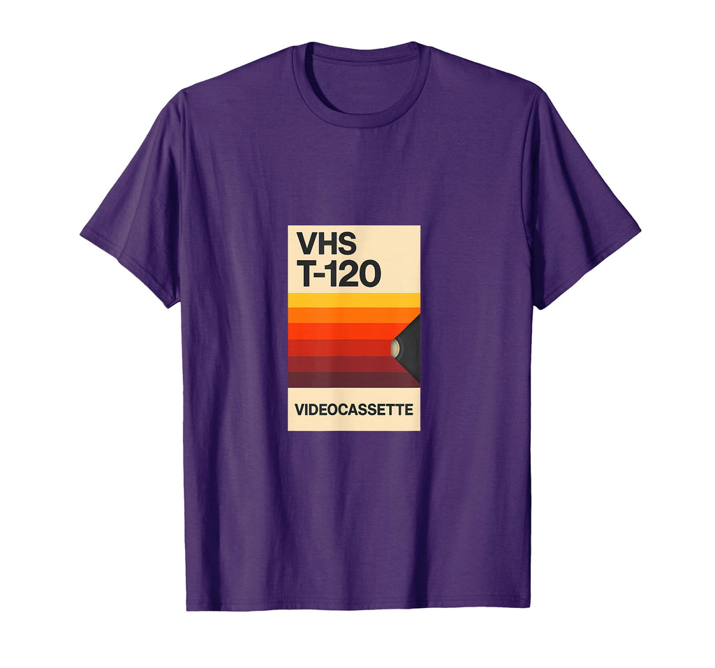Vhs T 120 Videocassette 80S Nostalgia T-Shirt - Novelty Apparel for Adults - T-Shirt, Sweatshirt, Hoodie