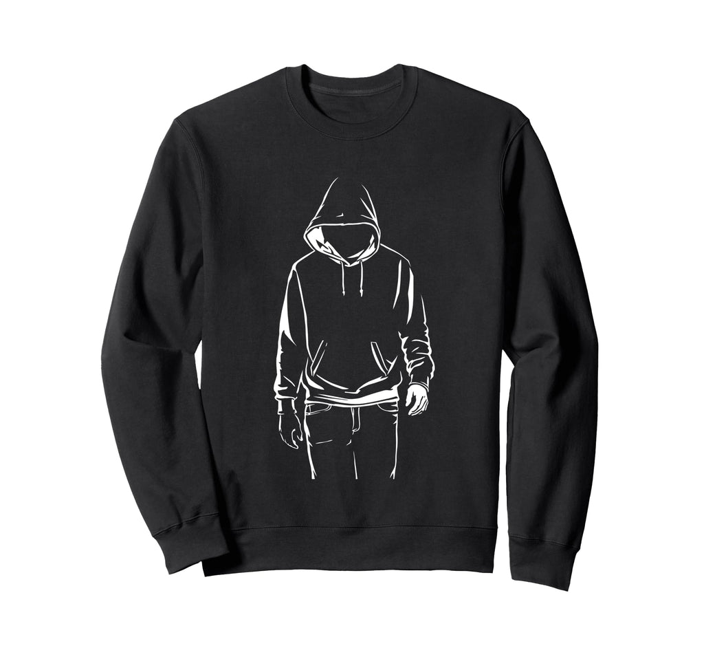 Hip Hop Vibe Old School Rapper Sweatshirt - Fun Novelty Design Men Women - T-Shirt, Sweatshirt, Hoodie