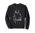 Hip Hop Vibe Old School Rapper Sweatshirt - Fun Novelty Design Men Women - T-Shirt, Sweatshirt, Hoodie