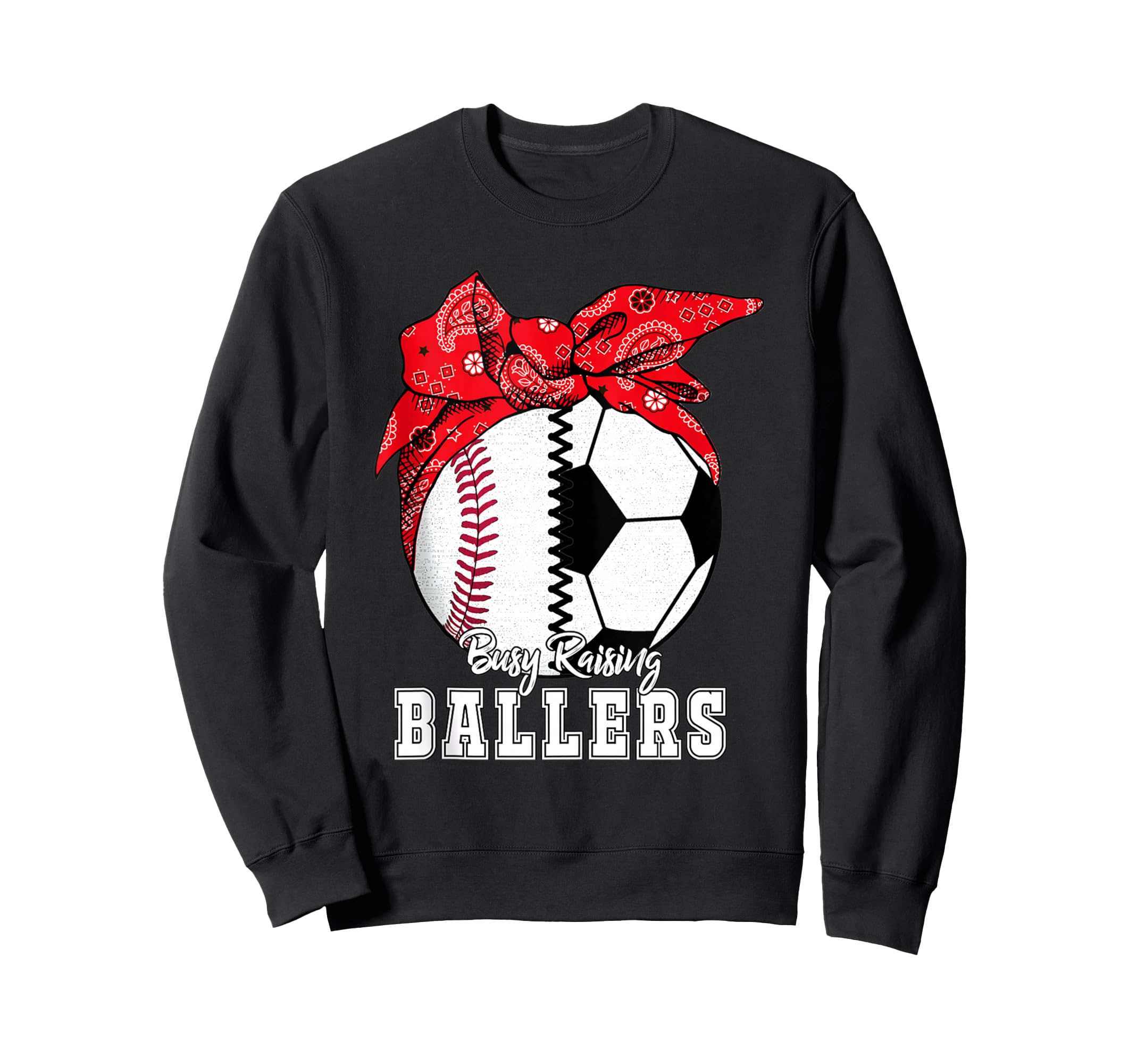Busy Raising Ballers Baseball Sweatshirt - Novelty Apparel Men Women - T-Shirt, Sweatshirt, Hoodie
