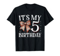 Its My Five 5Th Birthday Football Bday T-Shirt - Unique Graphic for Adults - T-Shirt, Sweatshirt, Hoodie