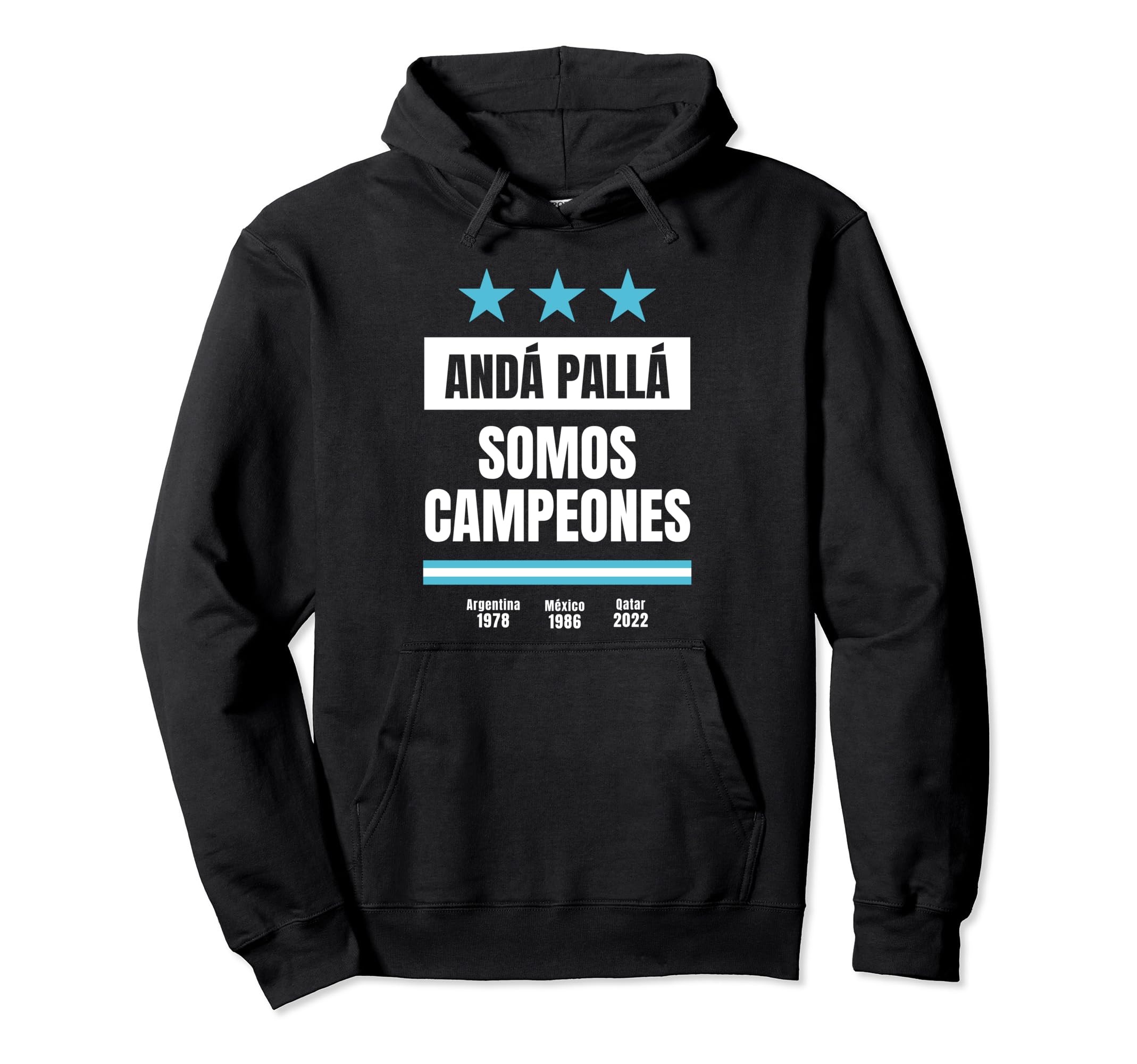 Argentina World Champion 2022 Soccer Hoodie - Custom Art Print Men Women - T-Shirt, Sweatshirt, Hoodie