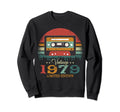 Cassette Tape 1979 Birthday Sweatshirt - Minimalist Print Men Women - T-Shirt, Sweatshirt, Hoodie