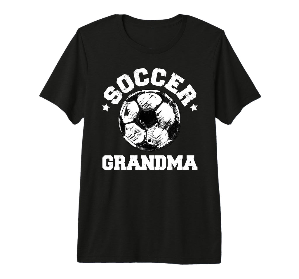 Soccer Grandma Soccer Ball Distressed T-Shirt - Novelty Apparel Men Women - T-Shirt, Sweatshirt, Hoodie