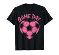 Womens Soccer Game Day Ladies Heart T-Shirt - Streetwear Style for Adults - T-Shirt, Sweatshirt, Hoodie