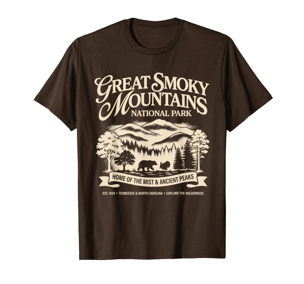 Great Smoky Mountains National Park Hiking T-Shirt - Novelty Apparel Unisex - T-Shirt, Sweatshirt, Hoodie