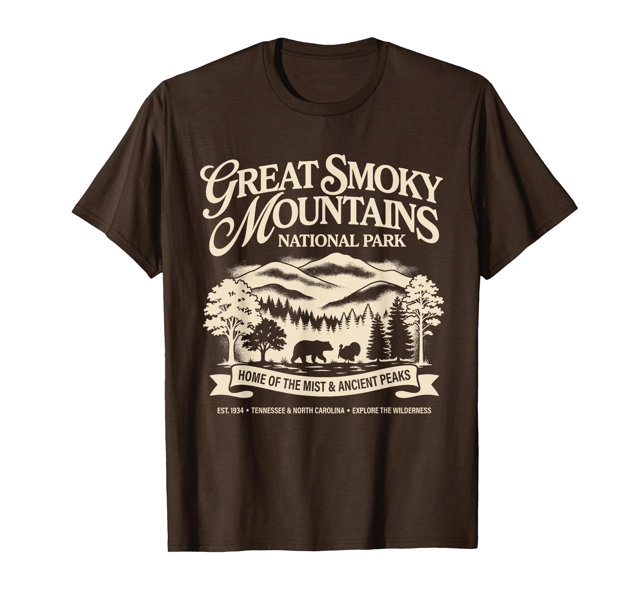 Great Smoky Mountains National Park Hiking T-Shirt - Novelty Apparel Unisex - T-Shirt, Sweatshirt, Hoodie