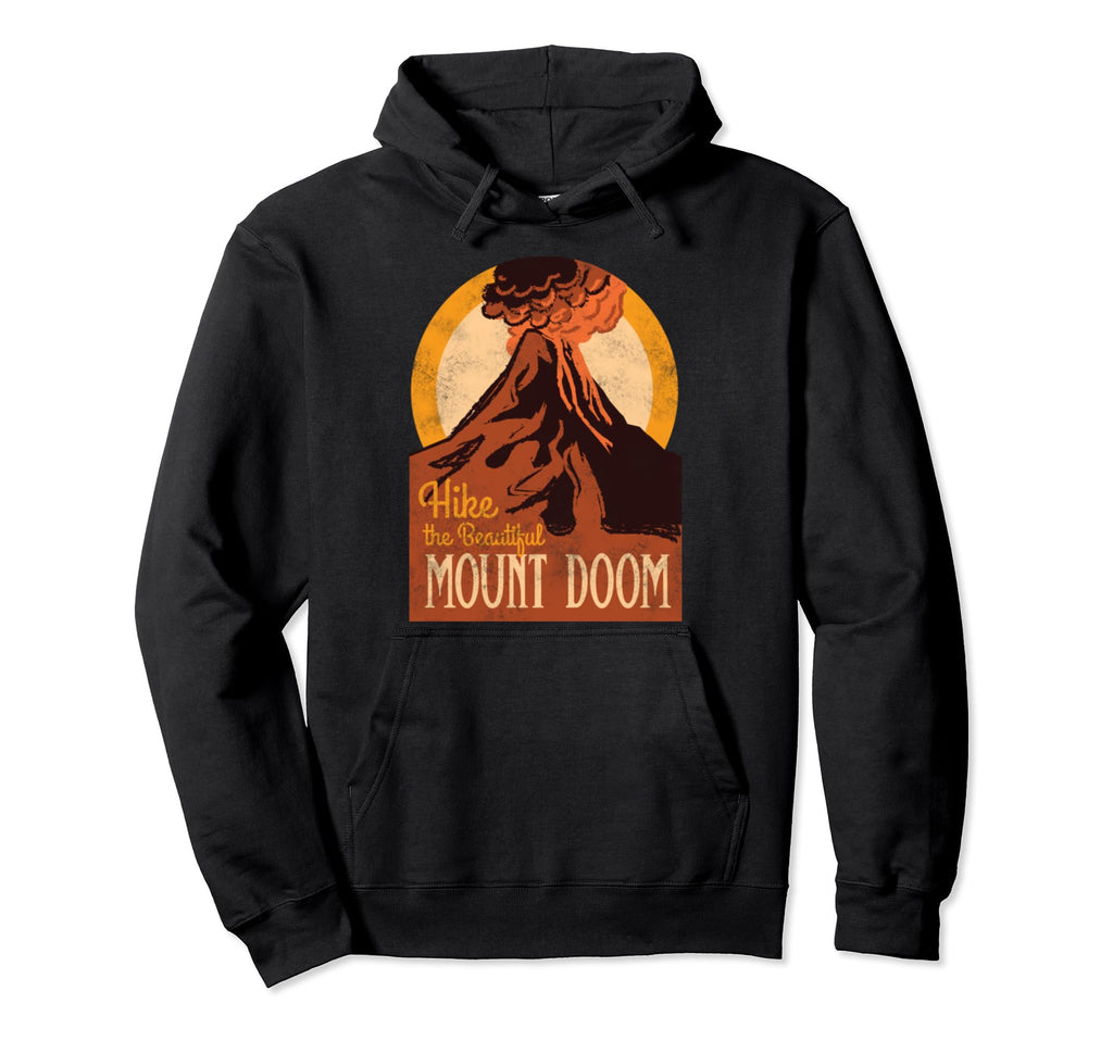 Hike Beautiful Mount Doom National Parks Hoodie - Unique Graphic Unisex - T-Shirt, Sweatshirt, Hoodie