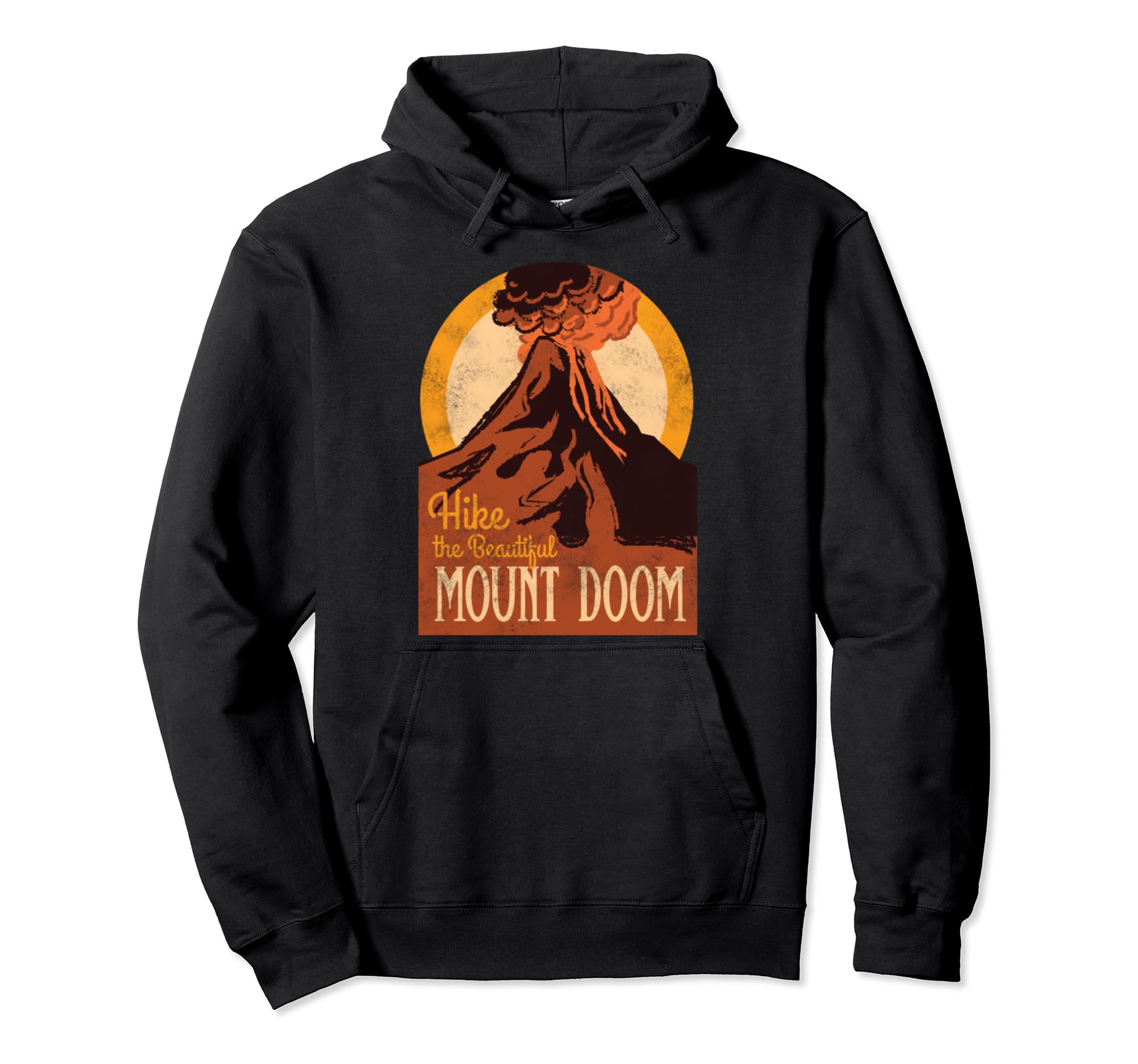 Hike Beautiful Mount Doom National Parks Hoodie - Unique Graphic Unisex - T-Shirt, Sweatshirt, Hoodie