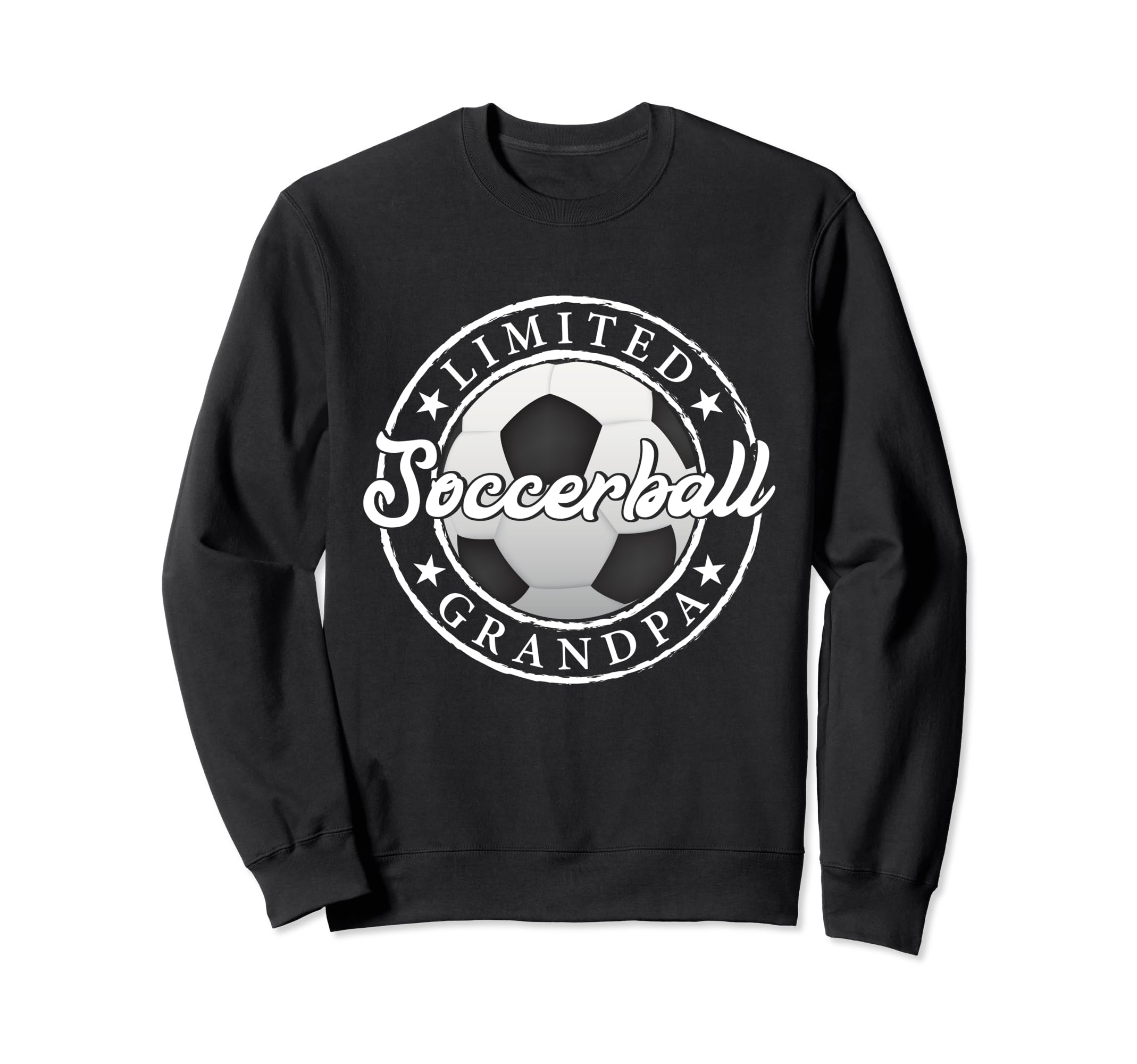Soccer Ball Grandpa Funny Sweatshirt - Fun Novelty Design for Adults - T-Shirt, Sweatshirt, Hoodie