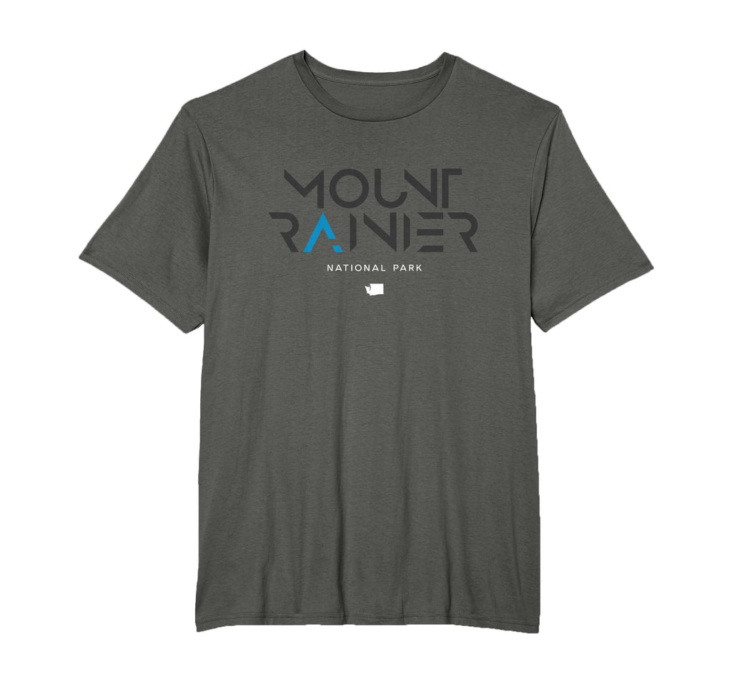 Mount Rainier National Park Washington T-Shirt - Custom Art Print Unisex - T-Shirt, Sweatshirt, Hoodie