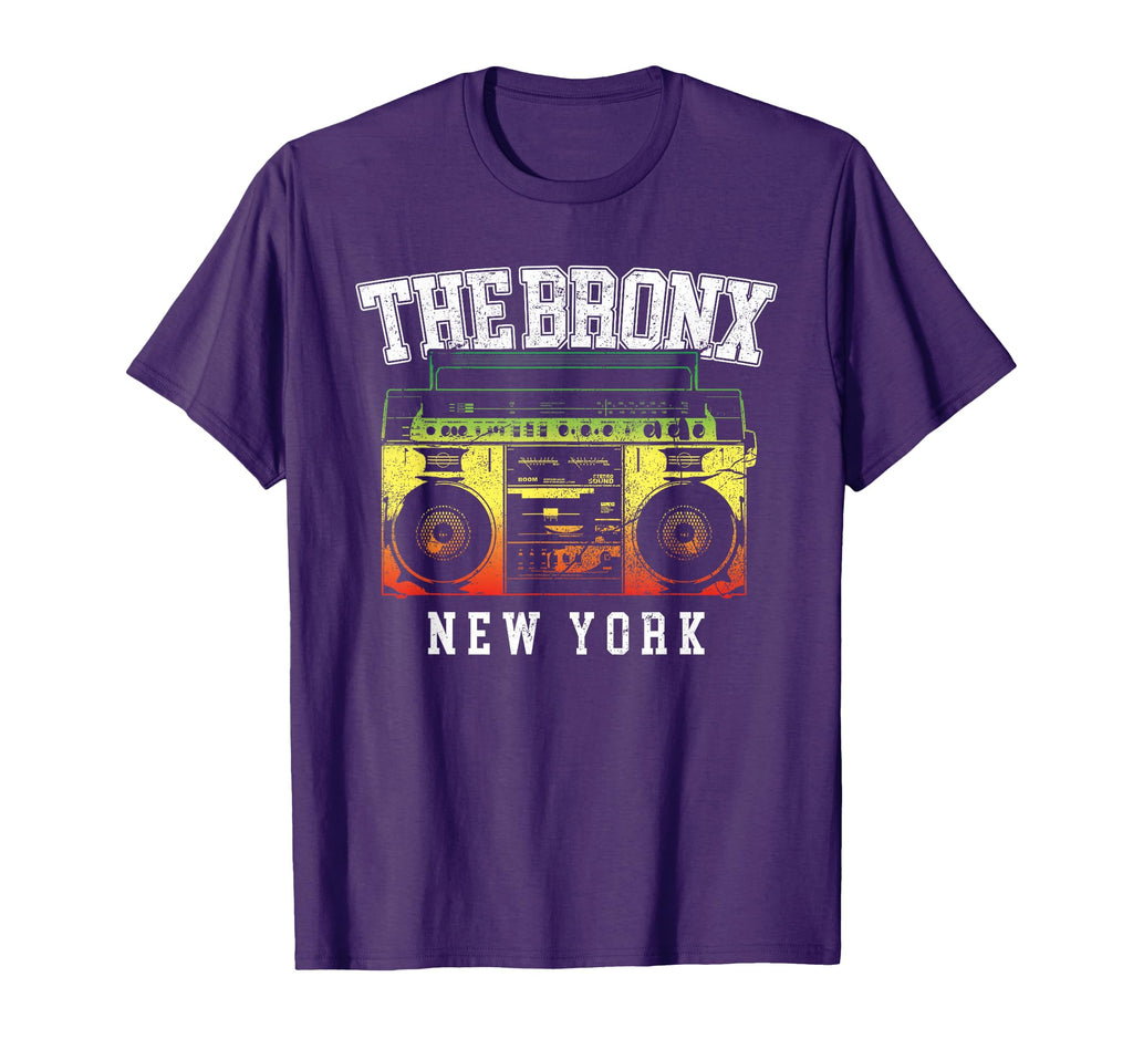 Bronx New York Nyc Boombox Old School T-Shirt - Fun Novelty Design Unisex - T-Shirt, Sweatshirt, Hoodie