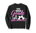 Soccer Striker Funny Sports You Sweatshirt - Casual Everyday Wear Unisex - T-Shirt, Sweatshirt, Hoodie