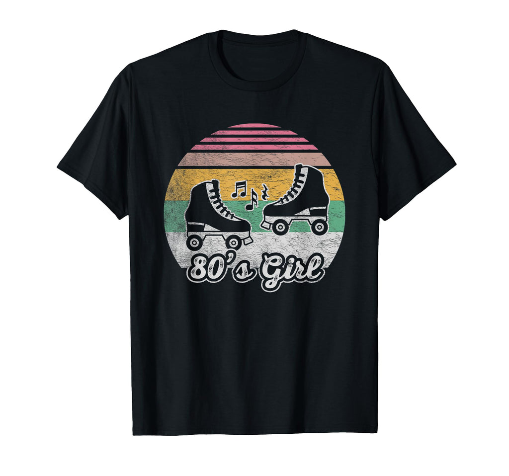 80S Roller Skates Musical Vibes T-Shirt - Aesthetic Graphic Men Women - T-Shirt, Sweatshirt, Hoodie