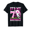 7 Year Old Birthday Soccer Themed Party 7Th T-Shirt - Graphic Print Unisex - T-Shirt, Sweatshirt, Hoodie