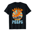 Roller Skating Rollin My Peeps T-Shirt - Casual Everyday Wear for Adults - T-Shirt, Sweatshirt, Hoodie