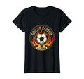 Soccer Passion Burns Fiery Soccer Ball T-Shirt - Custom Art Print Unisex - T-Shirt, Sweatshirt, Hoodie