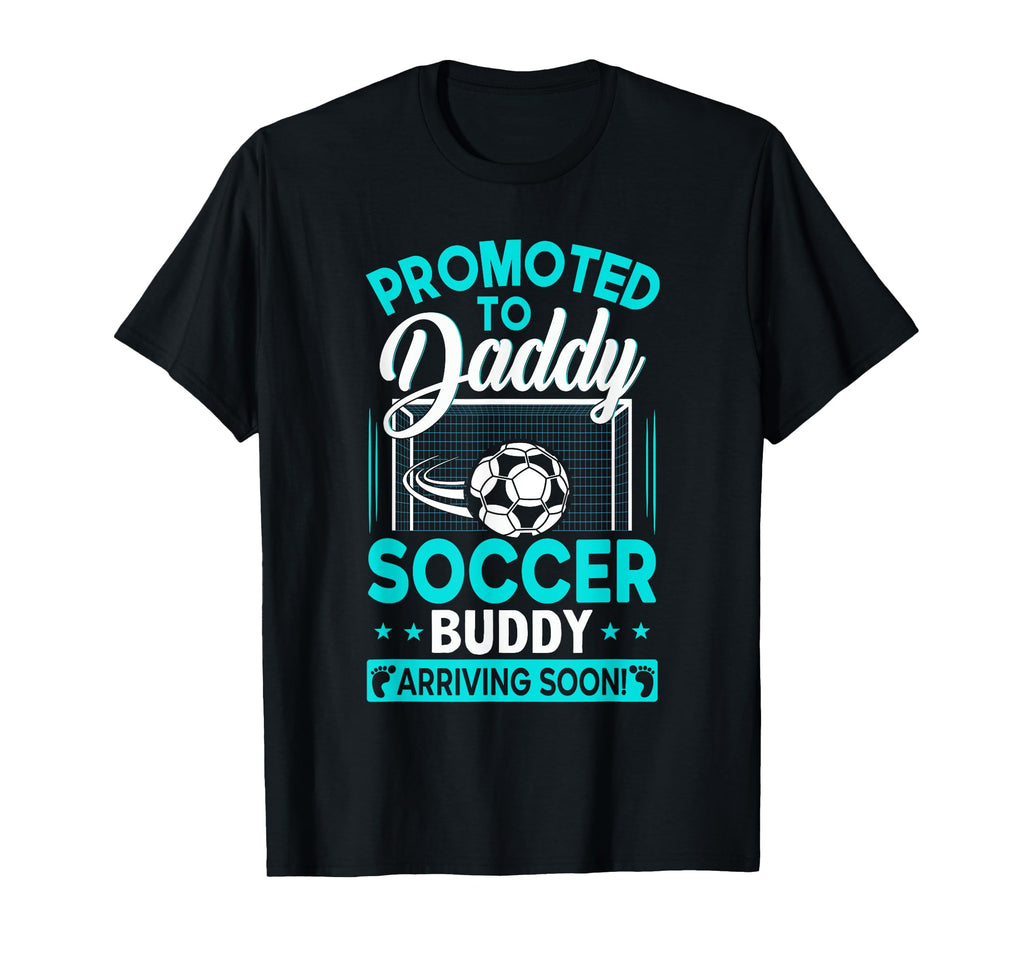 New First Time Dad To Be Soon Soccer T-Shirt - Minimalist Print Unisex - T-Shirt, Sweatshirt, Hoodie