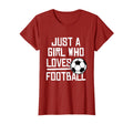 Just Who Loves Football T-Shirt - Unique Graphic Unisex - T-Shirt, Sweatshirt, Hoodie