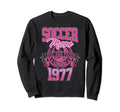 Soccer Mom Loud Proud Since 1977 Sweatshirt - Trendy Graphic for Adults - T-Shirt, Sweatshirt, Hoodie
