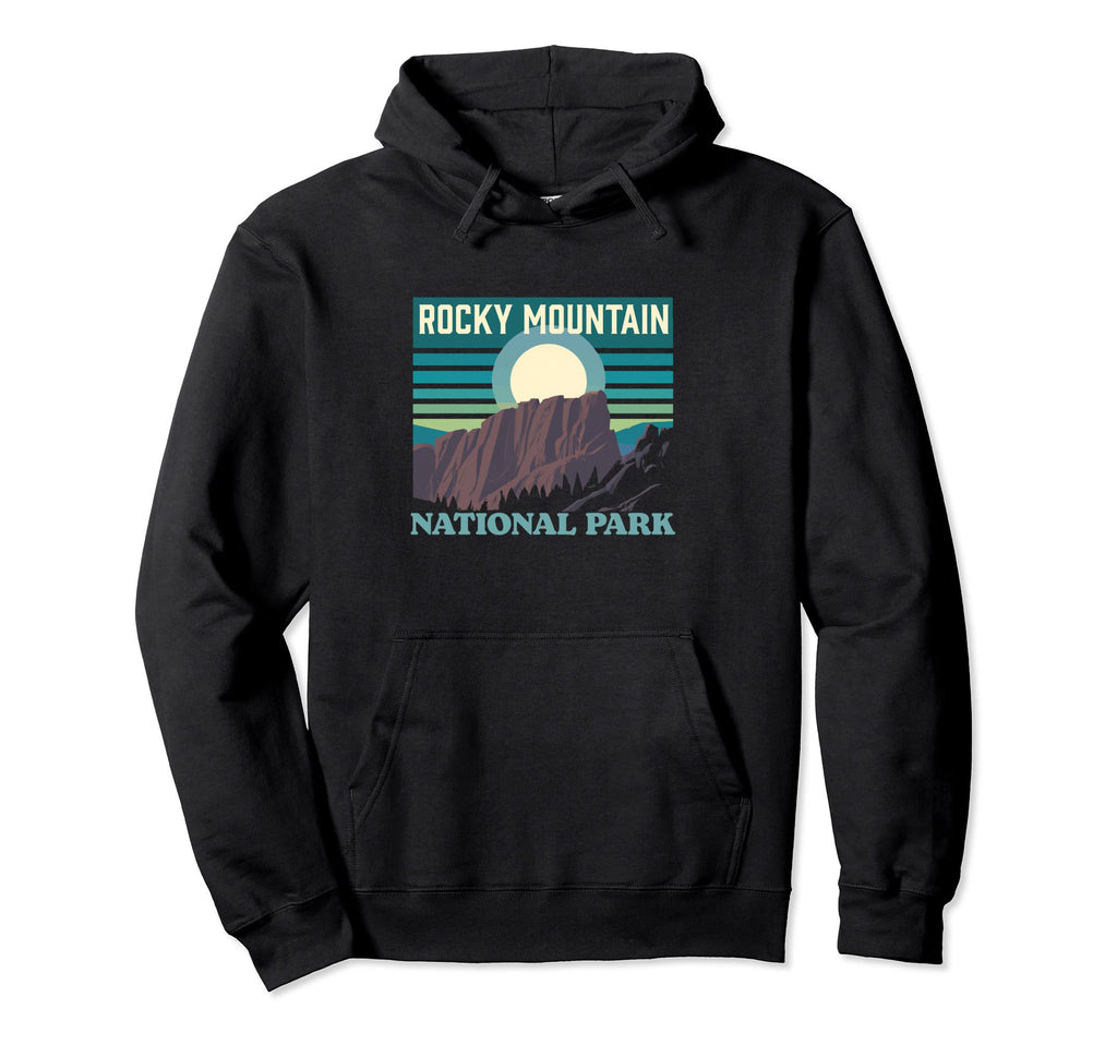 Rocky Mountain National Park Wpa Hoodie - Casual Everyday Wear Men Women - T-Shirt, Sweatshirt, Hoodie