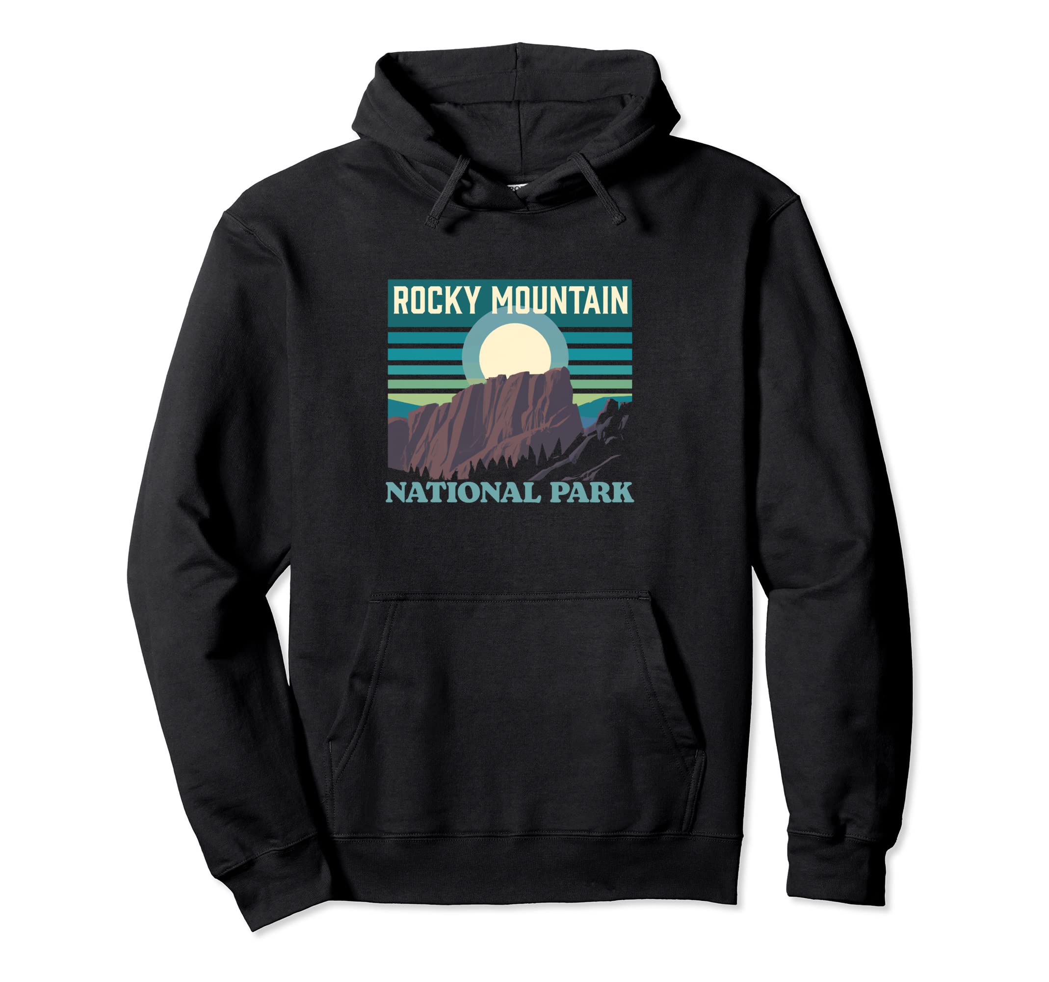 Rocky Mountain National Park Wpa Hoodie - Casual Everyday Wear Men Women - T-Shirt, Sweatshirt, Hoodie