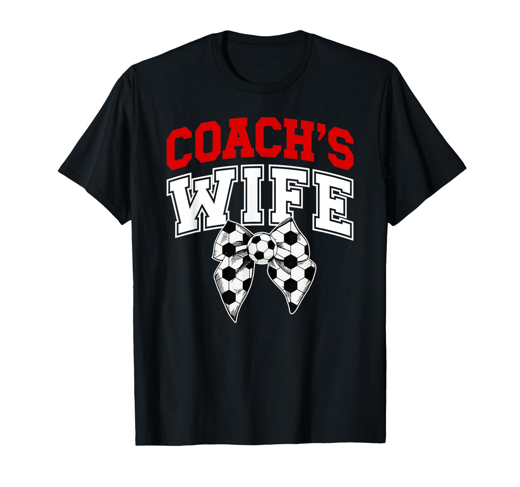 Soccer Coachs Wife Coquette Wife Soccer T-Shirt - Custom Art Print Unisex - T-Shirt, Sweatshirt, Hoodie