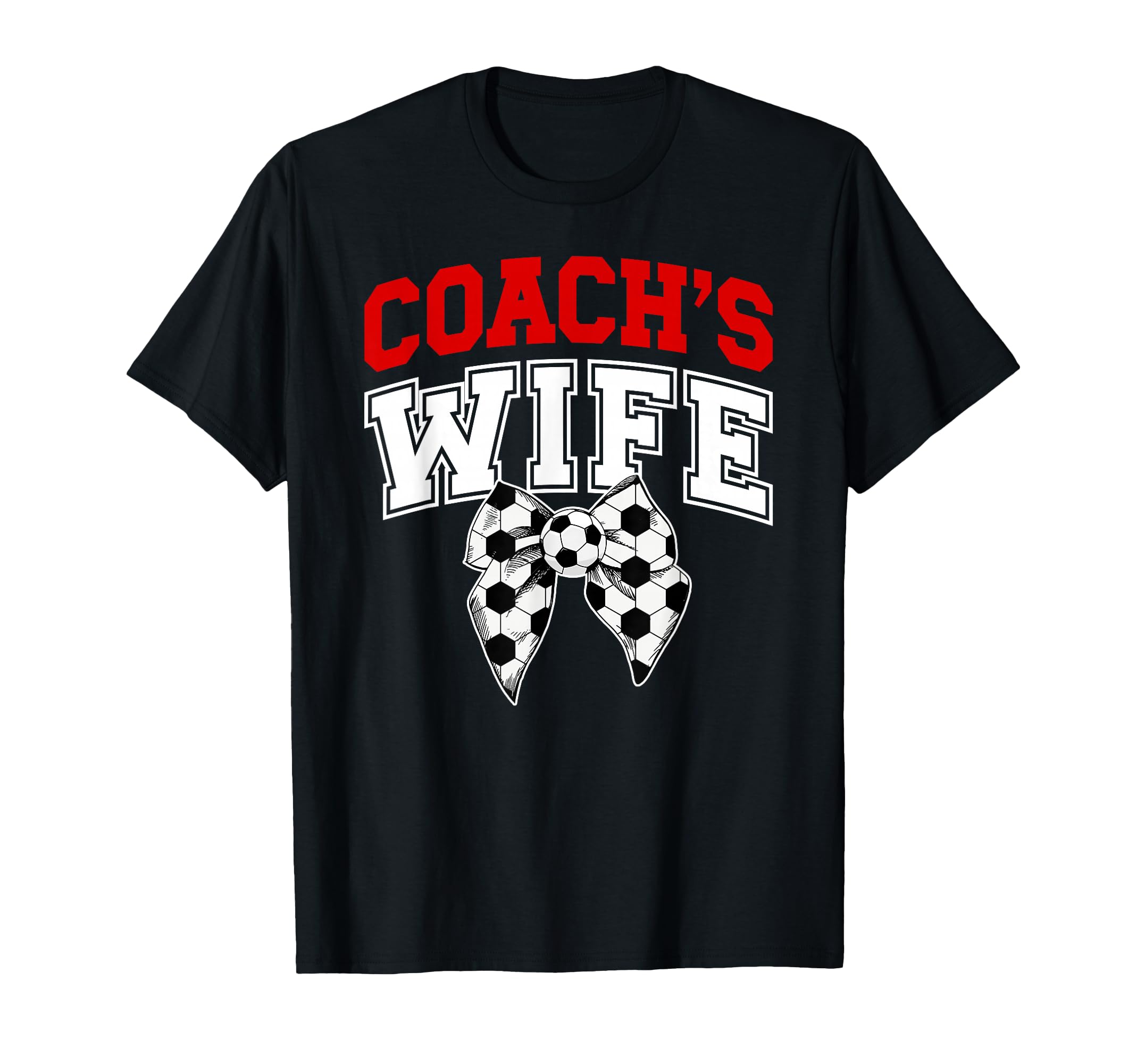 Soccer Coachs Wife Coquette Wife Soccer T-Shirt - Custom Art Print Unisex - T-Shirt, Sweatshirt, Hoodie