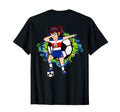 Dabbing Soccer Costa Rica Jersey T-Shirt - Casual Everyday Wear Men Women - T-Shirt, Sweatshirt, Hoodie