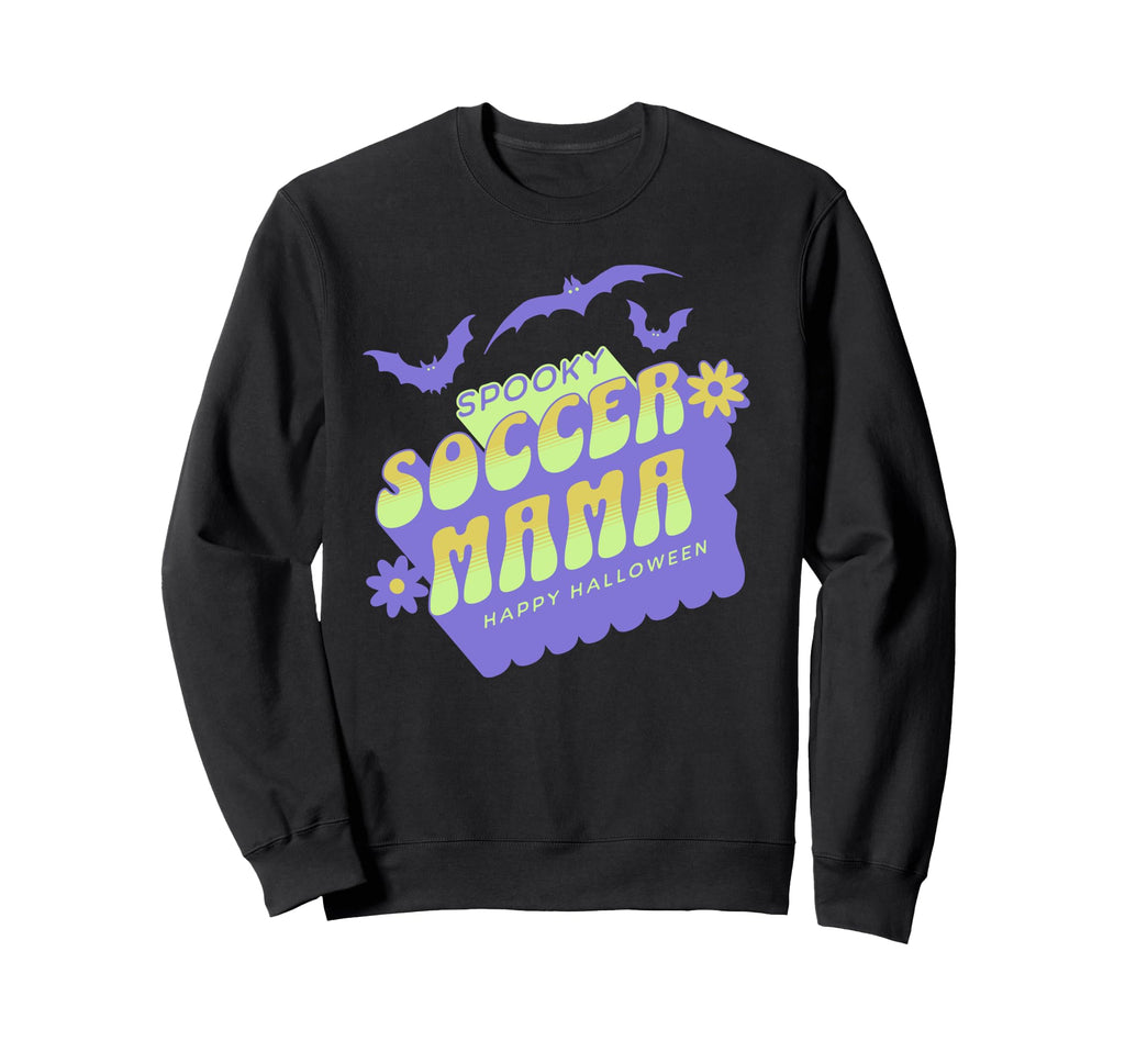 Spooky Soccer Mama Halloween Sweatshirt - Streetwear Style for Adults - T-Shirt, Sweatshirt, Hoodie