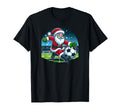 Santa Loves Soccer T-Shirt - Unique Graphic Men Women - T-Shirt, Sweatshirt, Hoodie