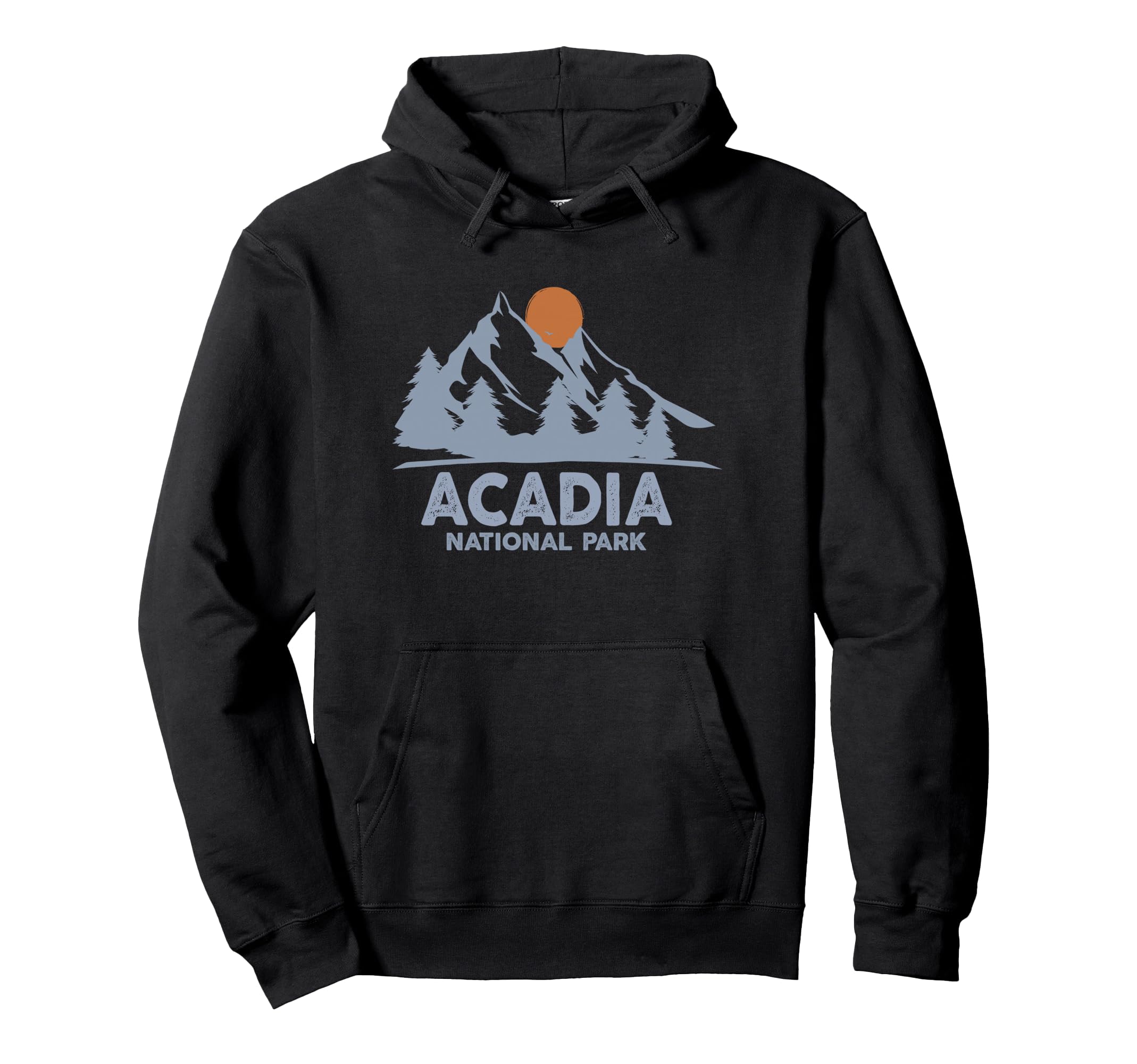 Acadia National Park Hoodie - Minimalist Print Men Women - T-Shirt, Sweatshirt, Hoodie
