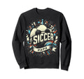 Soccer Papa Family Matching Dad Fathers Sweatshirt - Trendy Graphic Unisex - T-Shirt, Sweatshirt, Hoodie