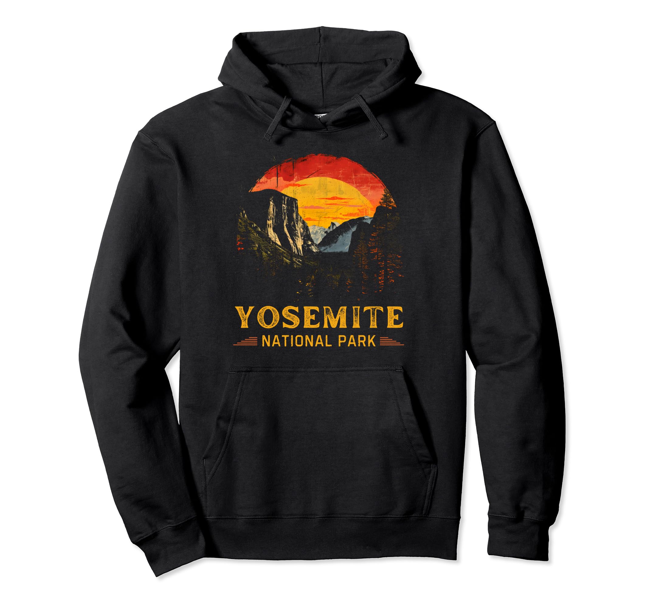 Yosemite National Park Ca California Hiking Hoodie - Graphic Print Unisex - T-Shirt, Sweatshirt, Hoodie