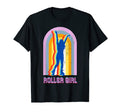 Roller Disco Skates Rainbow T-Shirt - Minimalist Print for Adults - T-Shirt, Sweatshirt, Hoodie