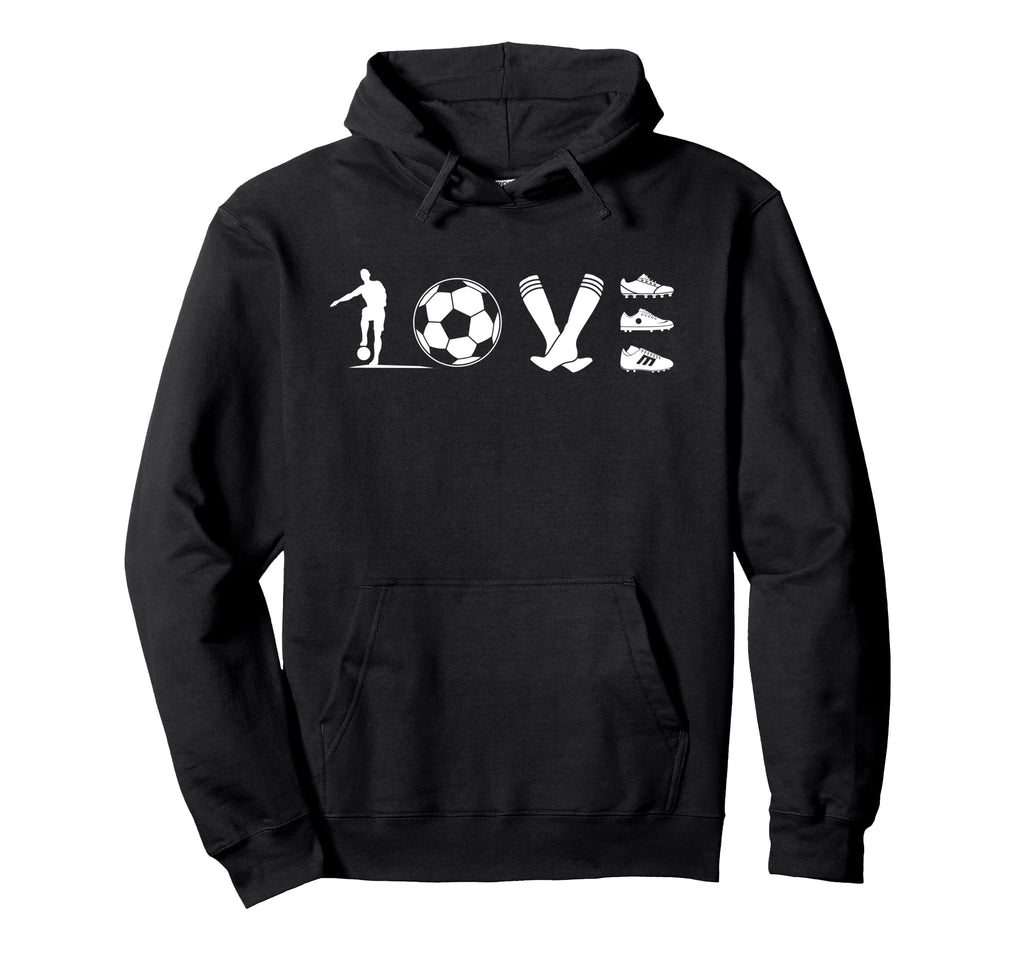 Soccer Love Gift Football Player Teens Hoodie - Minimalist Print Unisex - T-Shirt, Sweatshirt, Hoodie