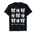 Soccer Mom Coquette Bow Soccer Lovers T-Shirt - Unique Graphic for Adults - T-Shirt, Sweatshirt, Hoodie
