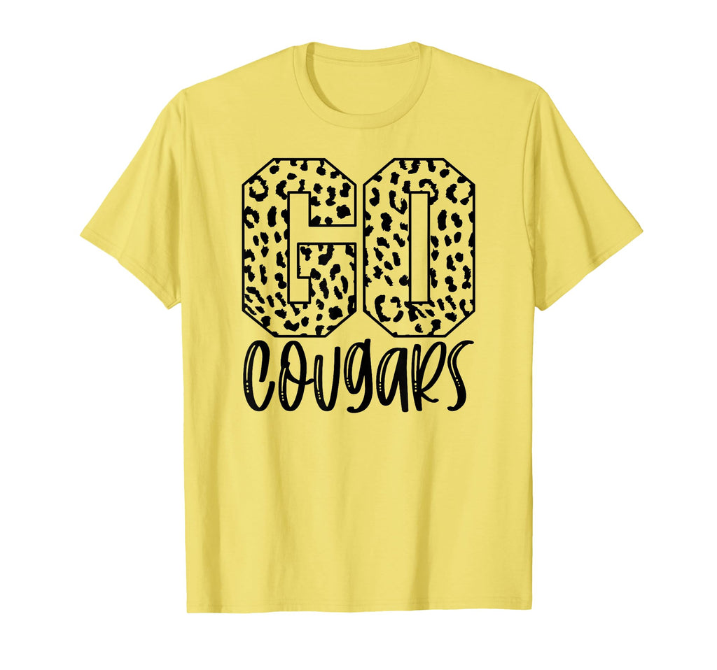Cougars Team Mascot School Spirit Game T-Shirt - Unique Graphic Unisex - T-Shirt, Sweatshirt, Hoodie