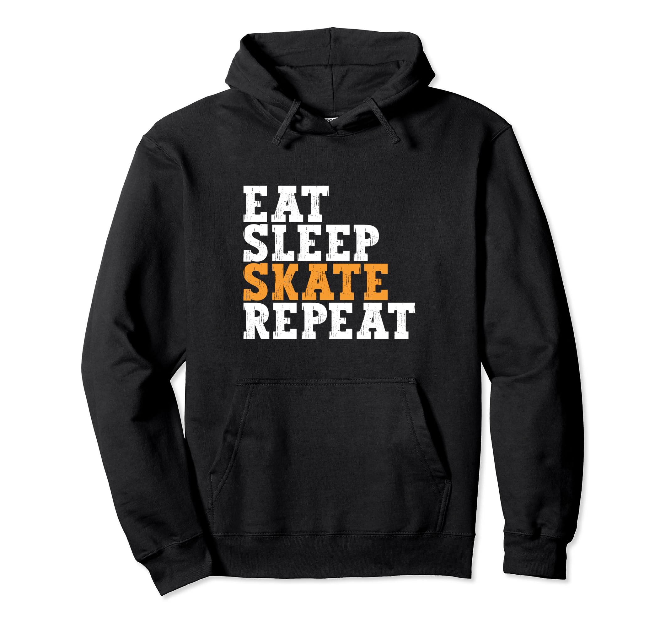 Eat Sleep Skate Repeat Roller Skate Ice Hoodie - Trendy Graphic Unisex - T-Shirt, Sweatshirt, Hoodie