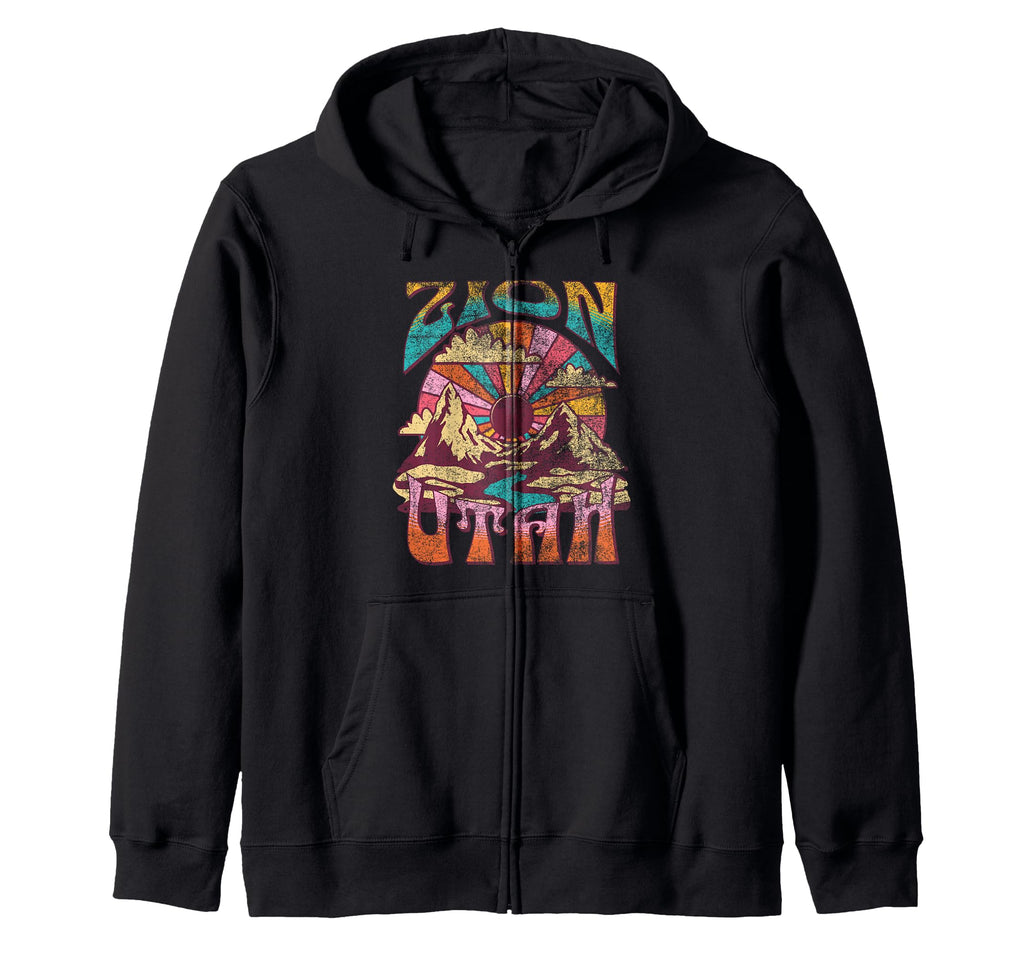 Zion National Park Utah Usa Outdoor T-Shirt - Aesthetic Graphic for Adults - T-Shirt, Sweatshirt, Hoodie