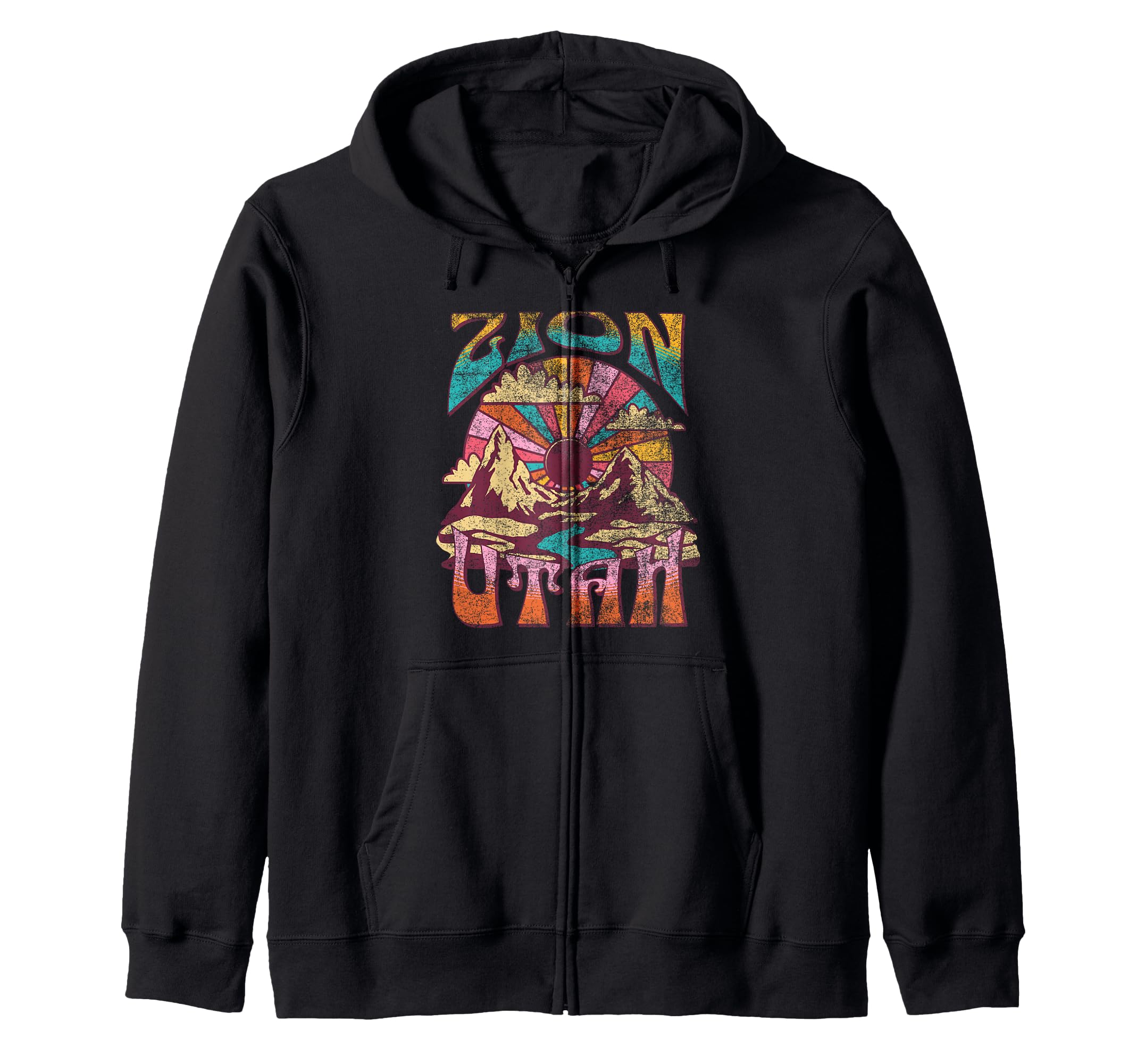 Zion National Park Utah Usa Outdoor T-Shirt - Aesthetic Graphic for Adults - T-Shirt, Sweatshirt, Hoodie