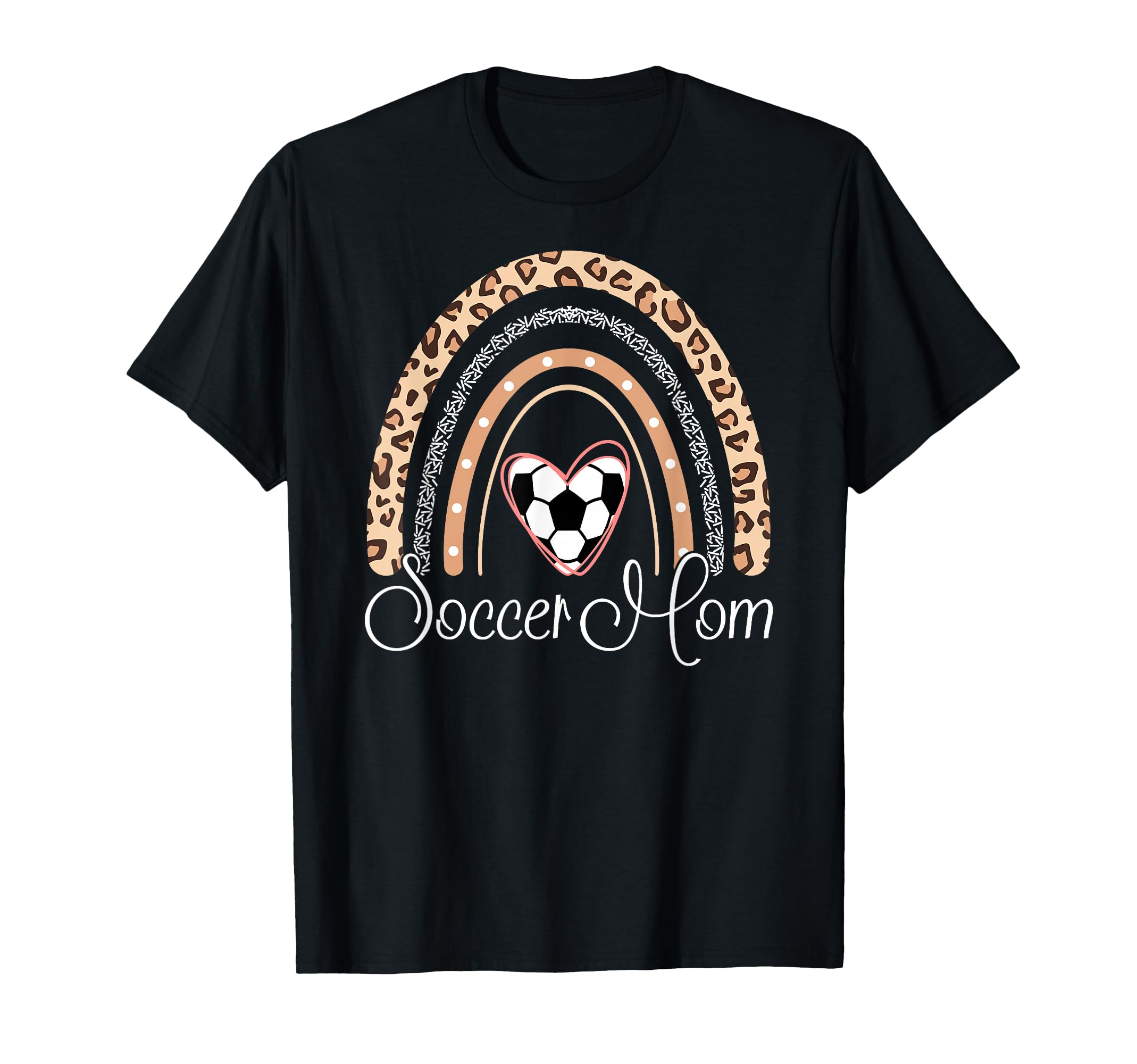 Soccer Mom Boho Rainbow Funny Soccer Mom T-Shirt - Aesthetic Graphic Unisex - T-Shirt, Sweatshirt, Hoodie