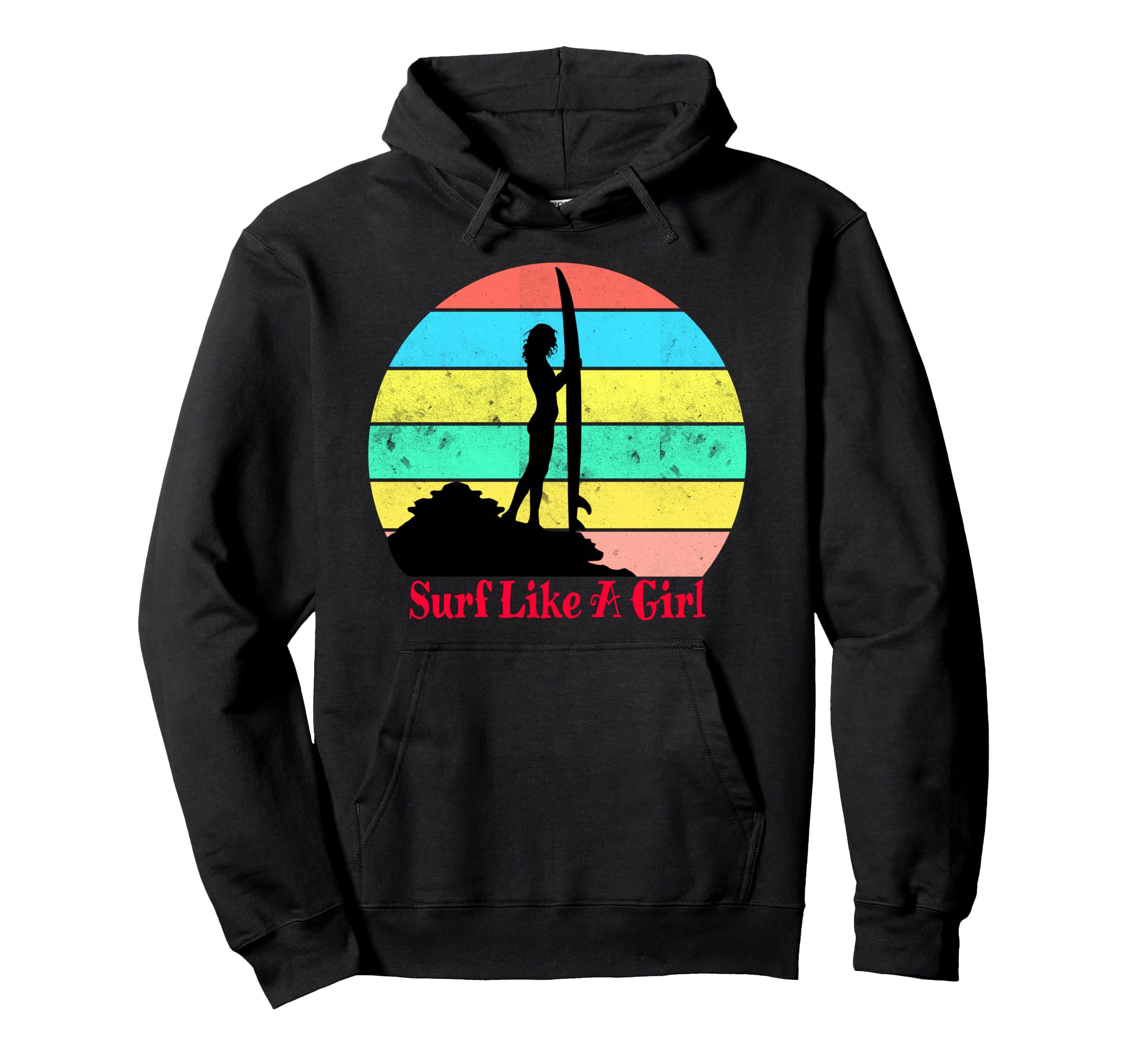 Surf Funny Surfing Hoodie - Novelty Apparel Unisex - T-Shirt, Sweatshirt, Hoodie