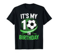 Its My 10Th Birthday Soccer Ball T-Shirt - Minimalist Print for Adults - T-Shirt, Sweatshirt, Hoodie