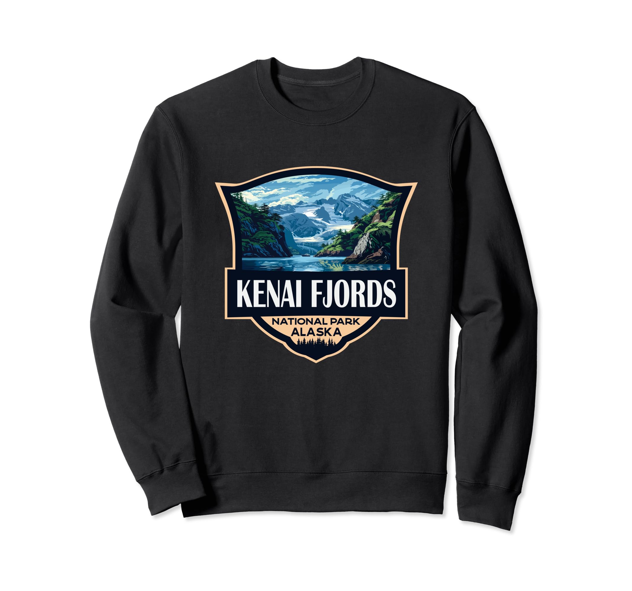 Kenai Fjords National Park Sweatshirt - Graphic Print Men Women - T-Shirt, Sweatshirt, Hoodie